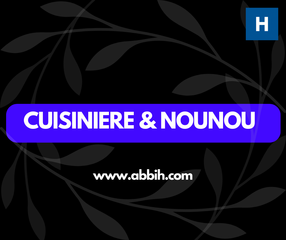 CUISINIERE & NOUNOU