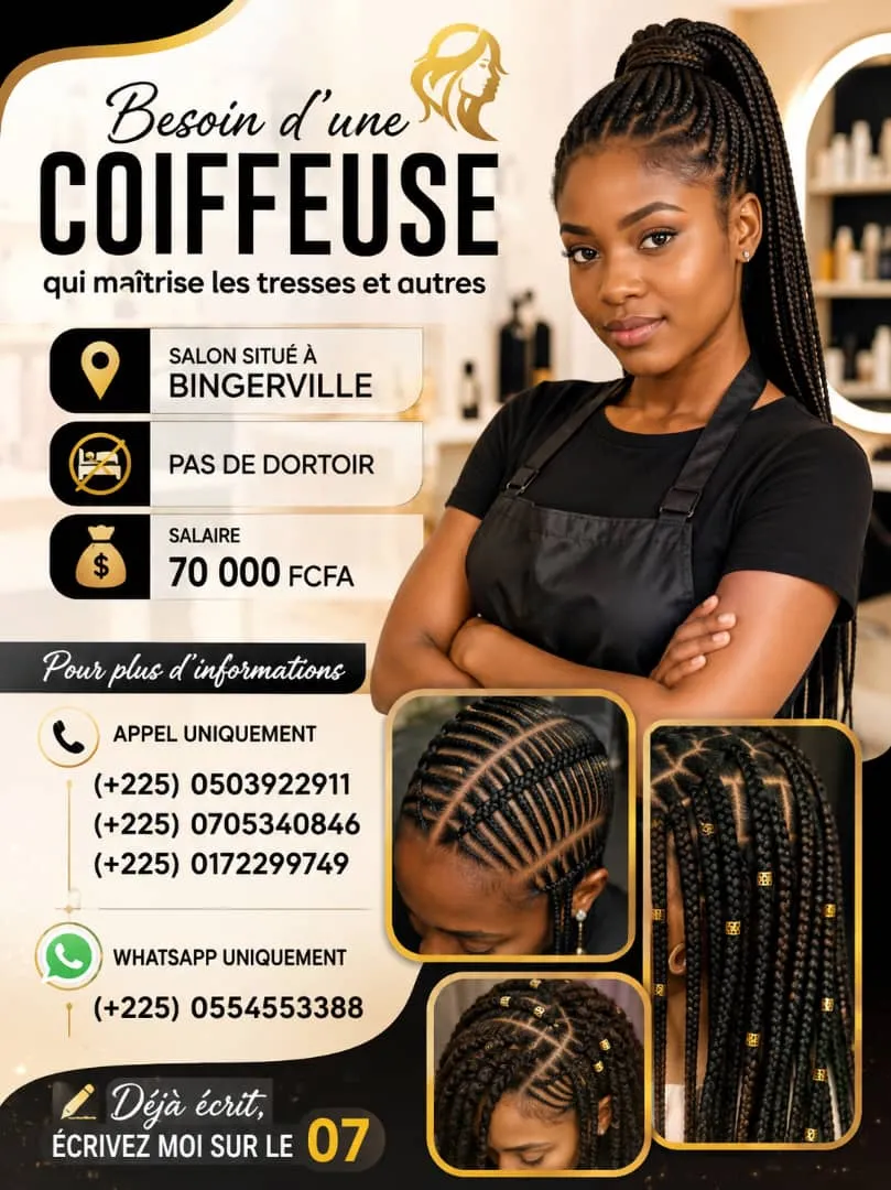 AGD SERVICE RECRUTE COIFFEUSE