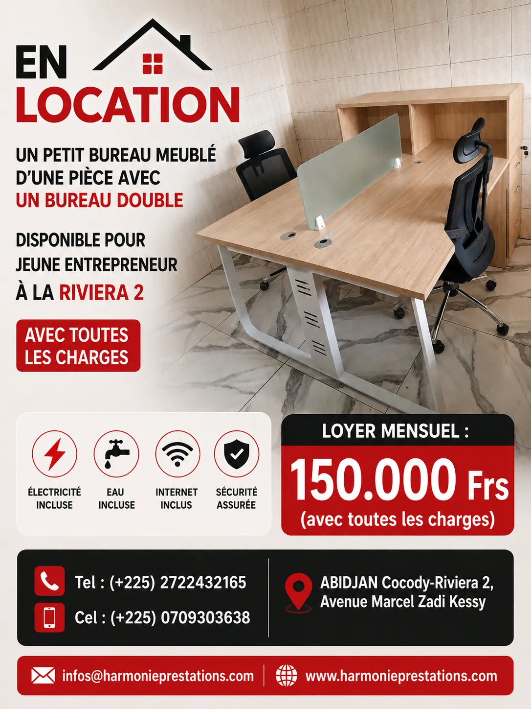 BUREAU MEUBLE A LA RIVIERA 2