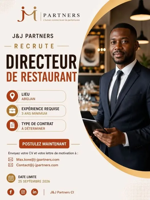 RECRUTEMENT DE DIRECTUER DE RESTAURATION (H/F)