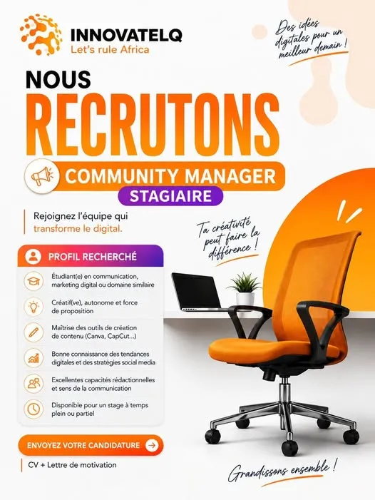 RECRUTEMENT COMMUNITY MANAGER STAGIARE (H/F)