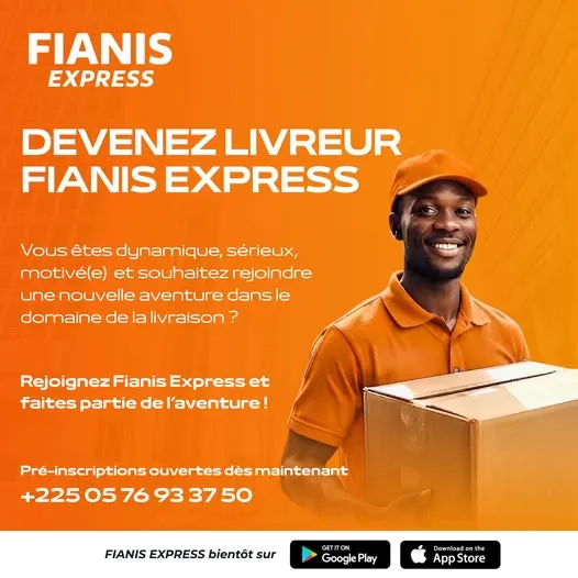 FIANIS EXPRESS RECRUTE LIVREUR