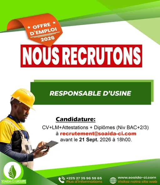 RECRUTEMENT RESPONSABLE D'UNISE (H/F)