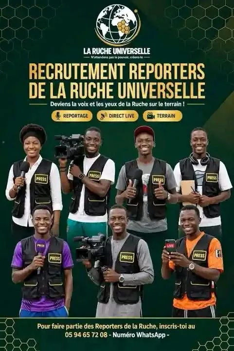 LA RUCHE UNIVERSELLE RECRUTE PLUSIEURS PROFILS