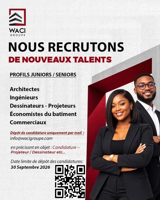 WACI RECRUTE PLUSIEURS POSTES