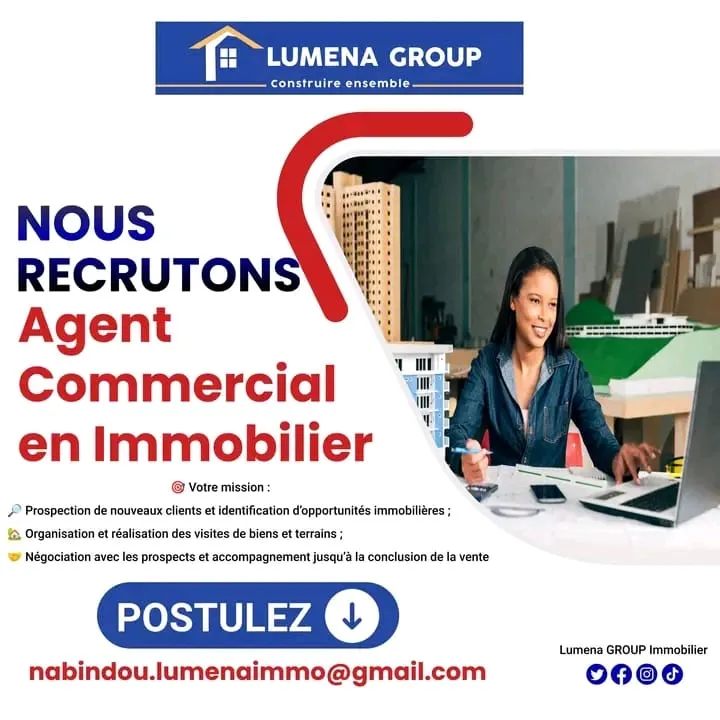 RECRUTEMENT AGENT COMMERCIALIMMOBILIER (H/F)