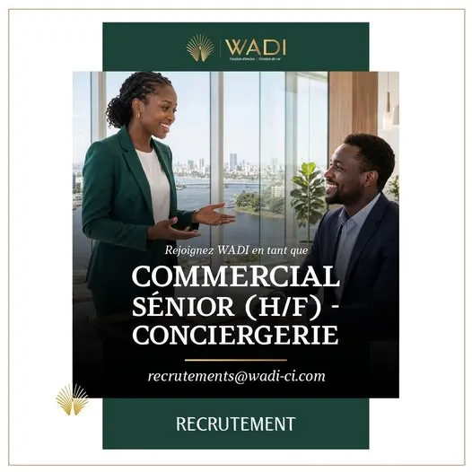 RECRUTEMENT 𝐂𝐎𝐌𝐌𝐄𝐑𝐂𝐈𝐀𝐋 𝐒𝐄𝐍𝐈𝐎𝐑 – 𝐂𝐎𝐍𝐂𝐈𝐄𝐑𝐆𝐄𝐑𝐈𝐄 (𝐇/𝐅)
