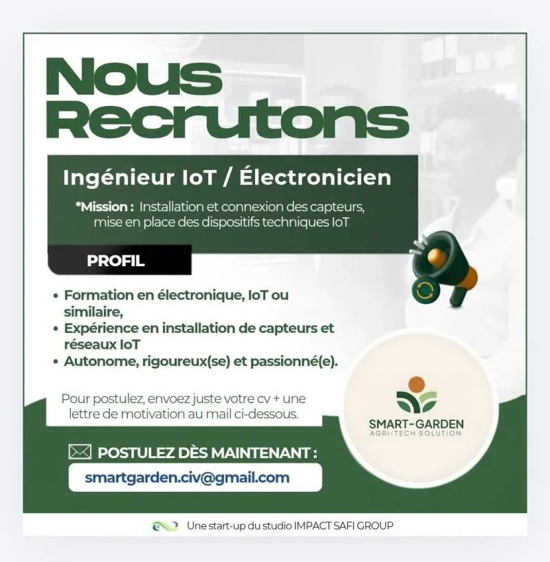 RECRUTEMENT INGENIEUR LOT/ ELECTRICIEN (H/F)