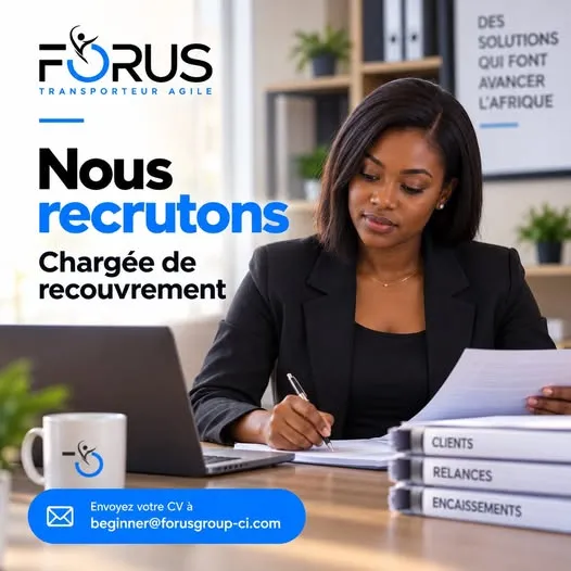 RECRUTEMENT CHARGE DE RECOUVREMENT (H/F)