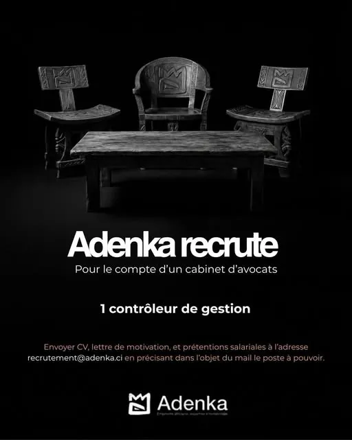 RECRUTEMENT CONTROLEUR DE GESTION