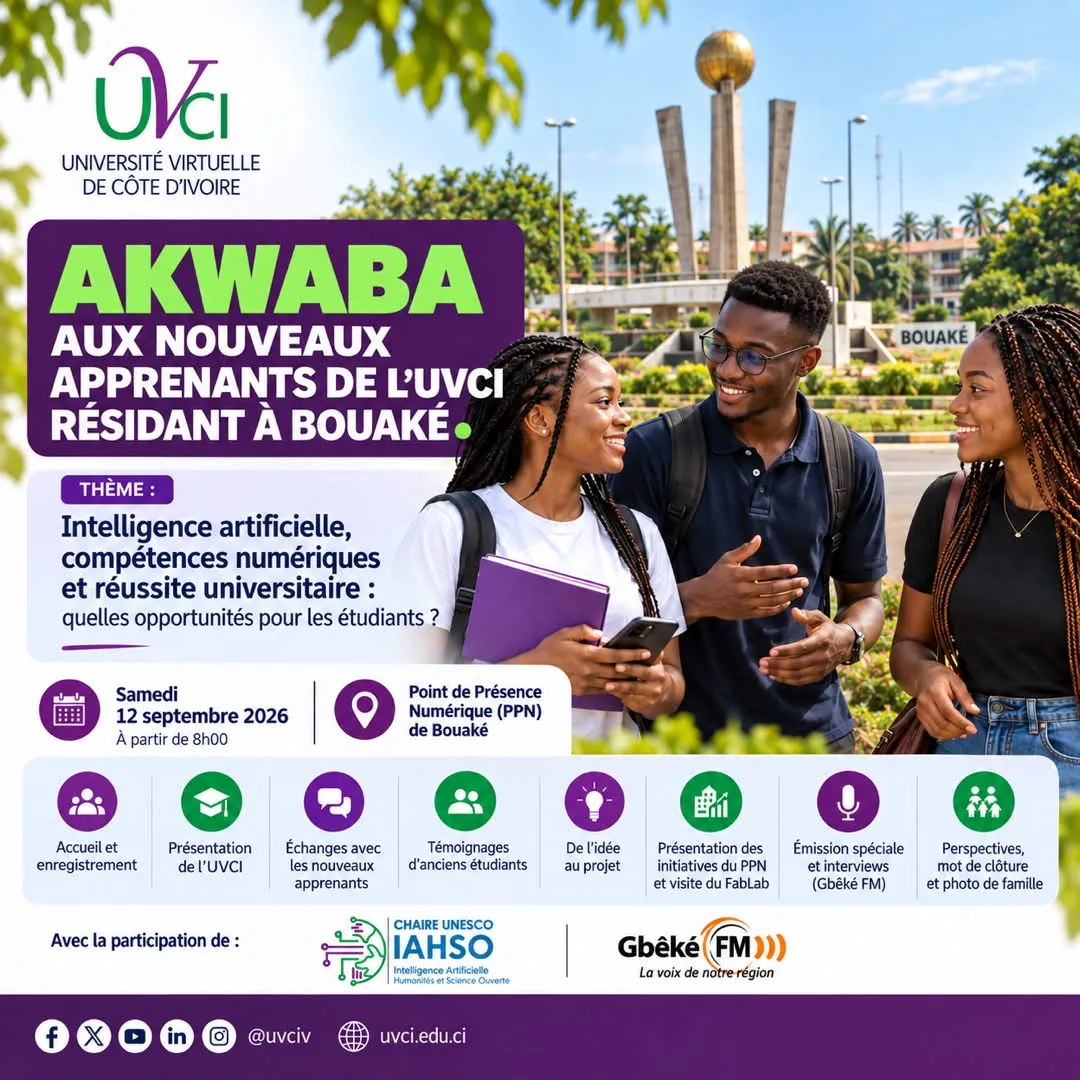 L’UNIVERSITE VIRTUELLE DE COTE D’IVOIRE : POINT DE PRESENCE NUMERIQUE (PPN) DE BOUAKE