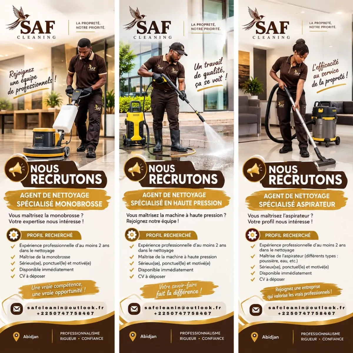 RECRUTENET AGENT D'ENTRETIEN (H/F)