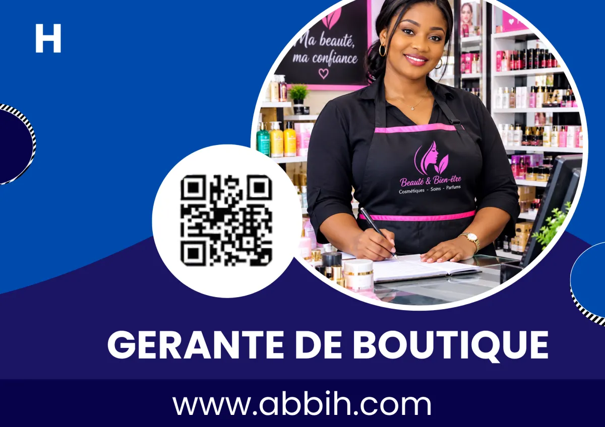 RECRUTEMENTE GERANTE DE BOUTIQUE