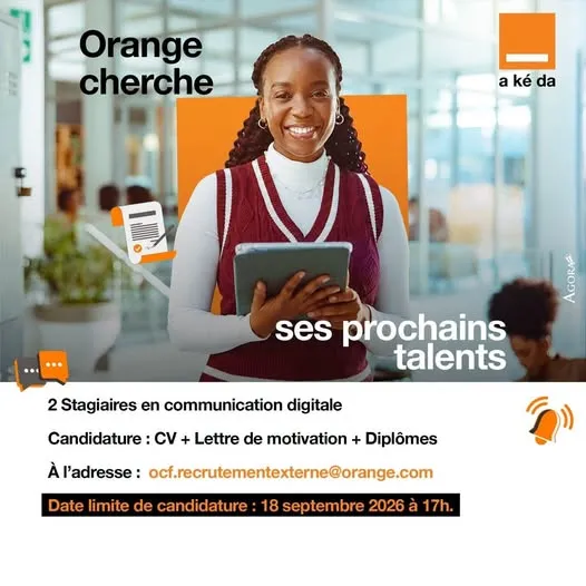 RECRUTEMENT 02 STAGIAIRE EN COMMUNICATION DIGITALE
