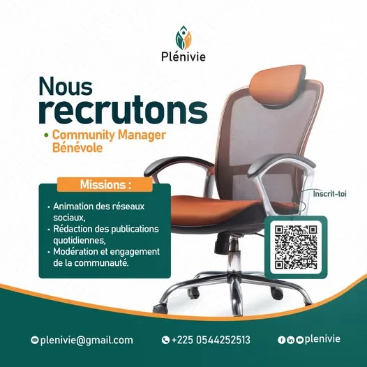 RECRUTEMENT D'UN COMMUNITY MANANGER