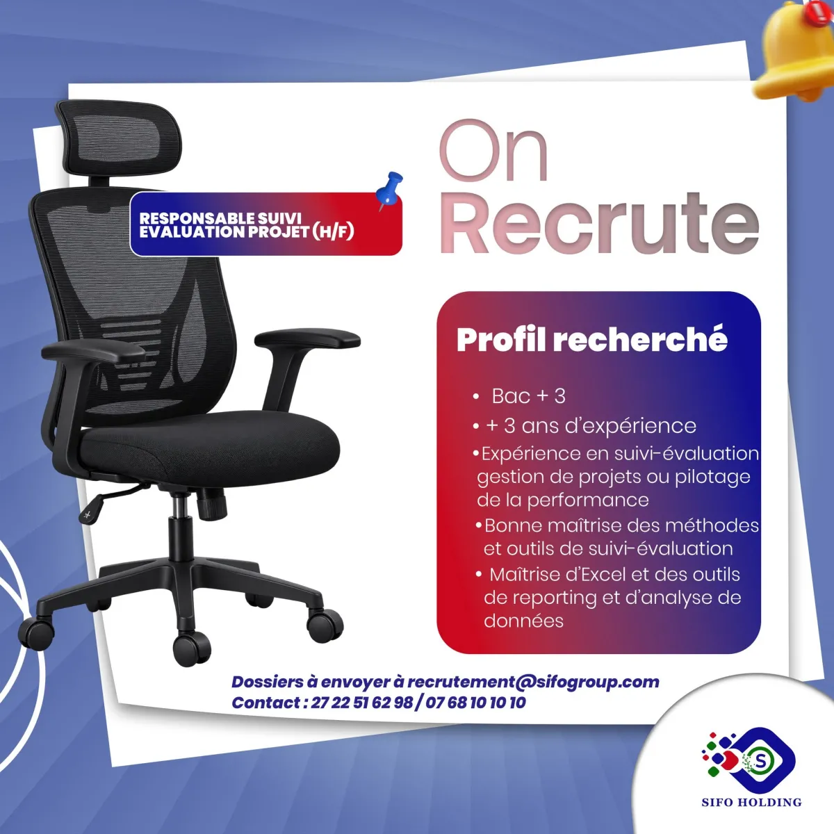 RECRUTEMENT RESPONSABLE SUI-EVALUATION PROJET