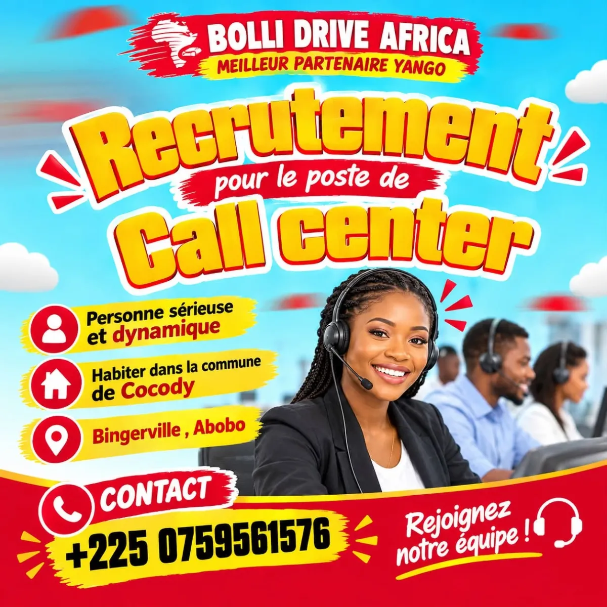 RECRUTEMENT CALL CENTER (H/F)