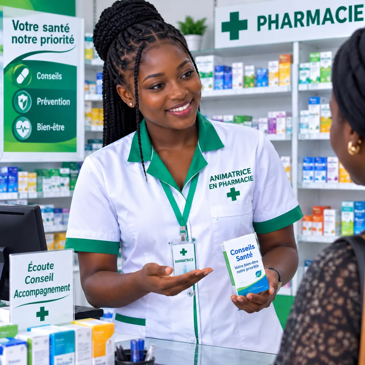 RECRUTEMENT ANIMATRICE EN PHARMACIE