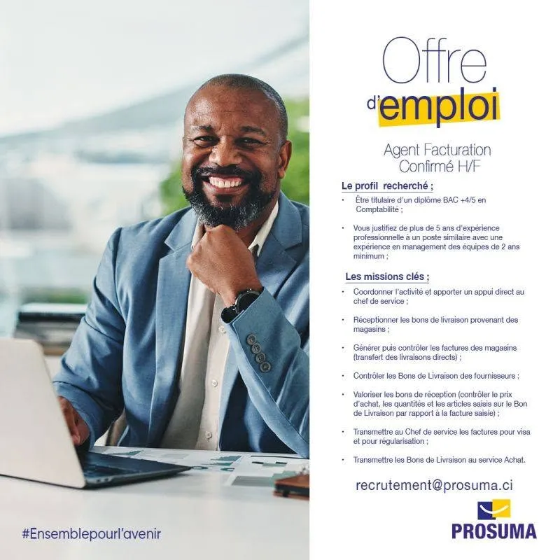 RECRUTEMENT AGENT DE FACTURATION (H/F)