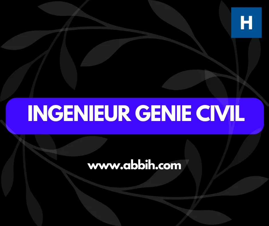 Offre d'emploi RECRUTEMENT D'UN INGENIEUR CIVIL