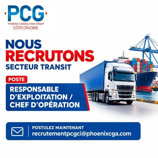 RESPONSABLE D’EXPLOITATION / CHEF D’OPÉRATION SECTEUR TRANSIT
