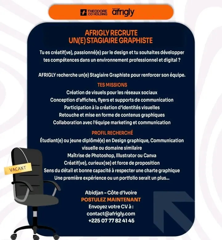 RECRUTEMENT STAGIAIRE GRAPHISTE H/F