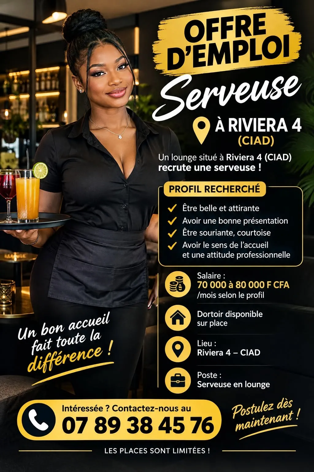 RESTAU RECRUTE DE SEREVEUSE