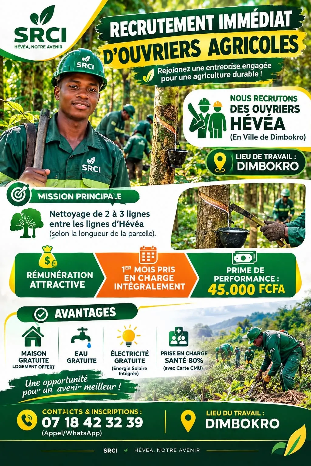 RECRUTEMENT DES OUVRIERS AGRICOLE