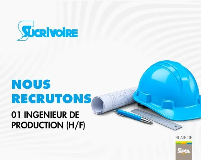 RECRUTEMENT INGINIEUR DE PRODUCTION (H/F)