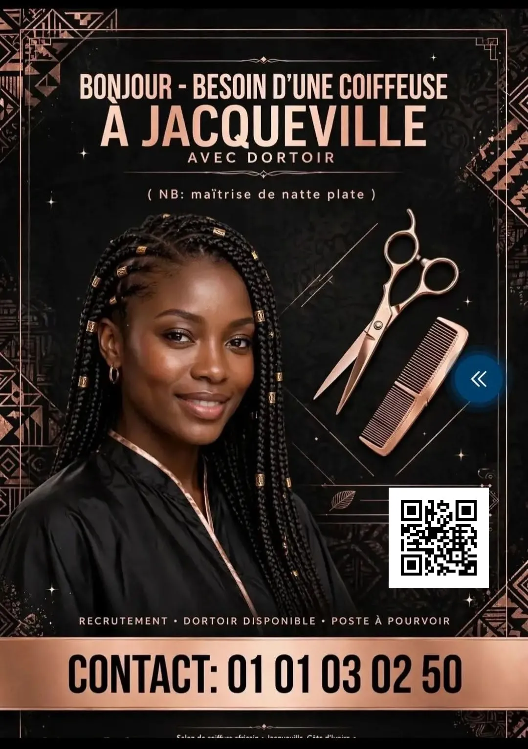 COIFFEUSE OU TRESSEUSE (H/F)