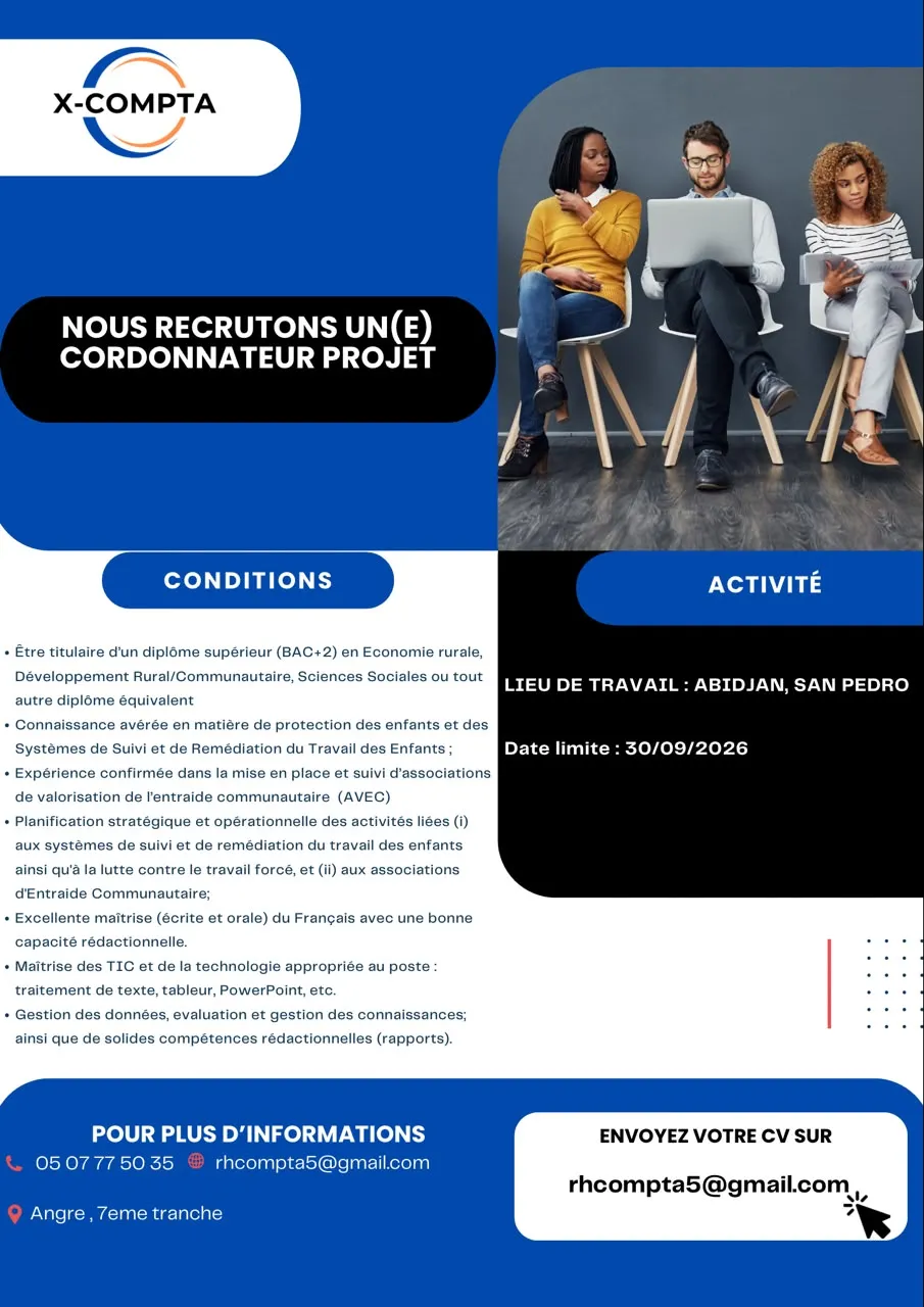 RECRUTEMENT D'UNJ COORDINATRICE (H/F)