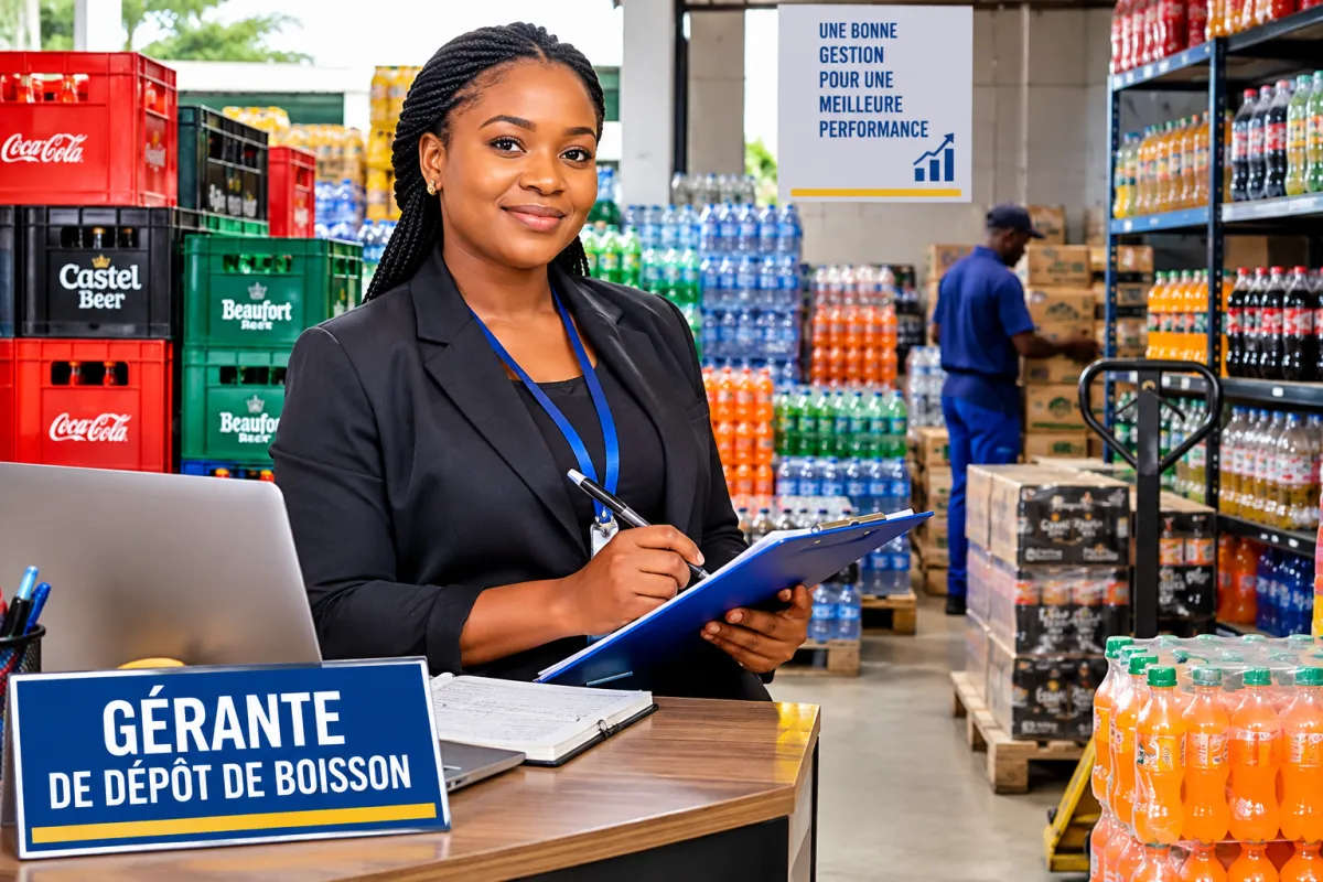 GÉRANTE DE DÉPÔT DE BOISSONS