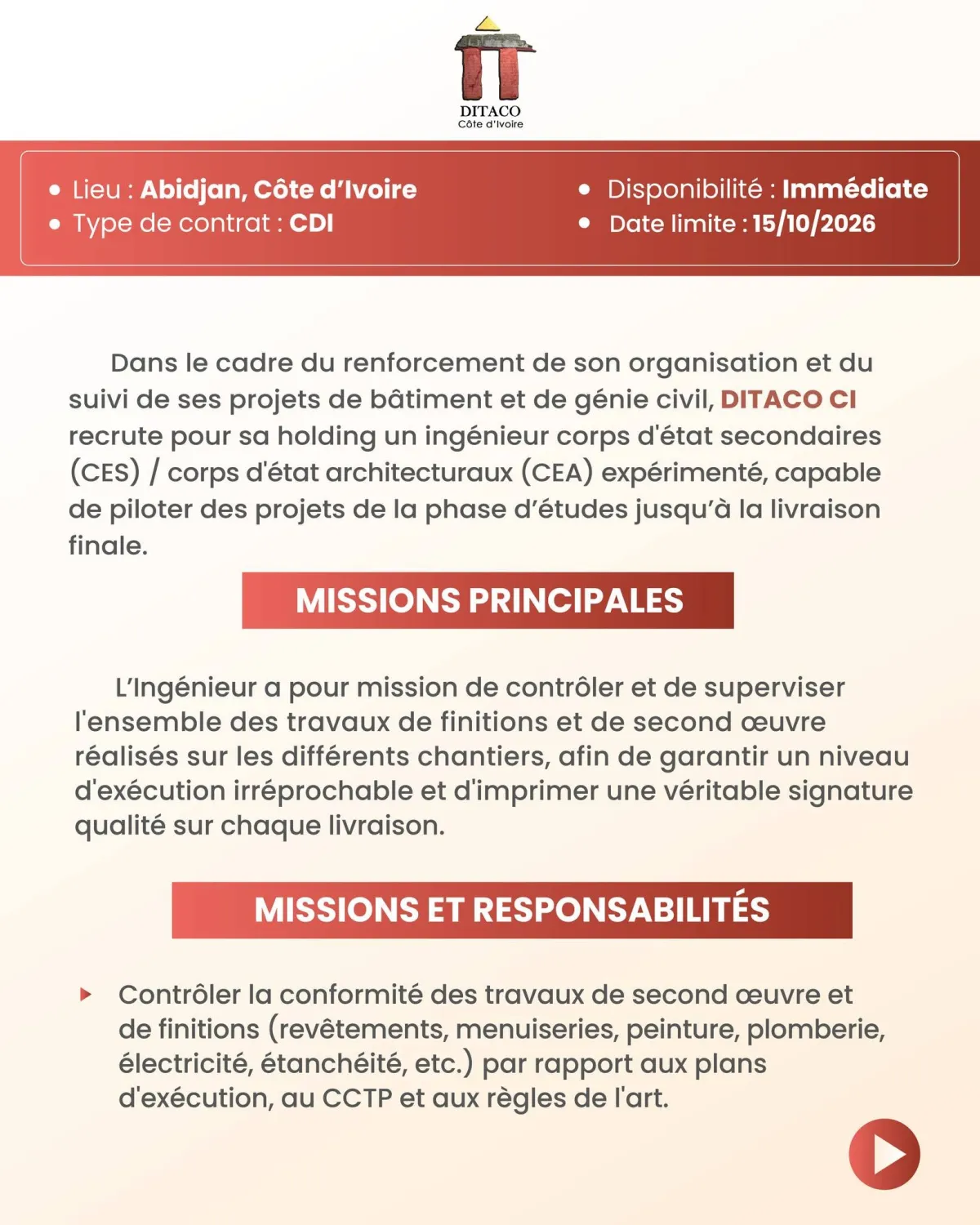 INGENIEUR D'ETAT CORPS SECONDAIRE