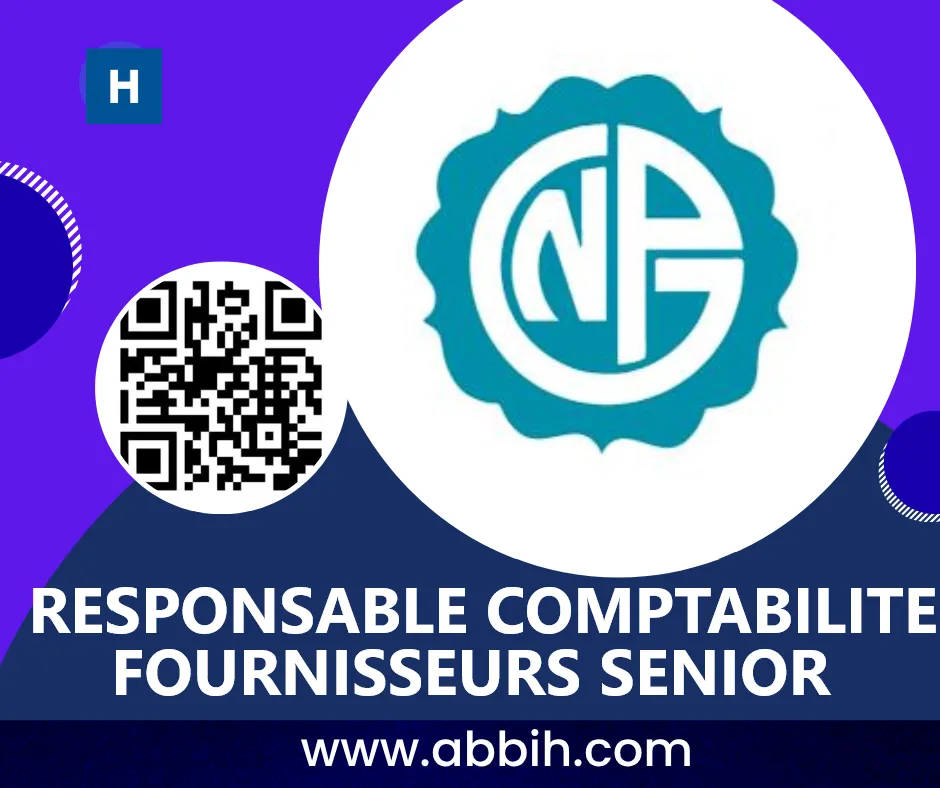 Offre d'emploi RESPONSABLE COMPTABILITE FOURNISSEURS SENIOR