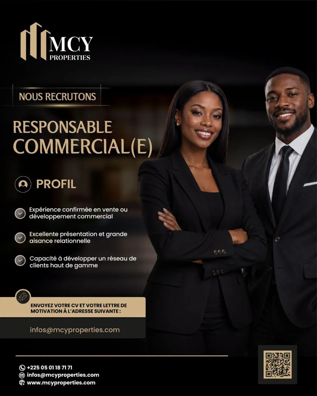 RECRUTEMENT D'UN COMMERCIAL (H/F)