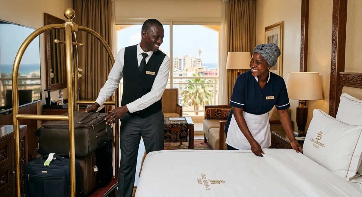 Offre d'emploi RECRUTEMENT DE VALET ET FEMME DE CHAMBRE