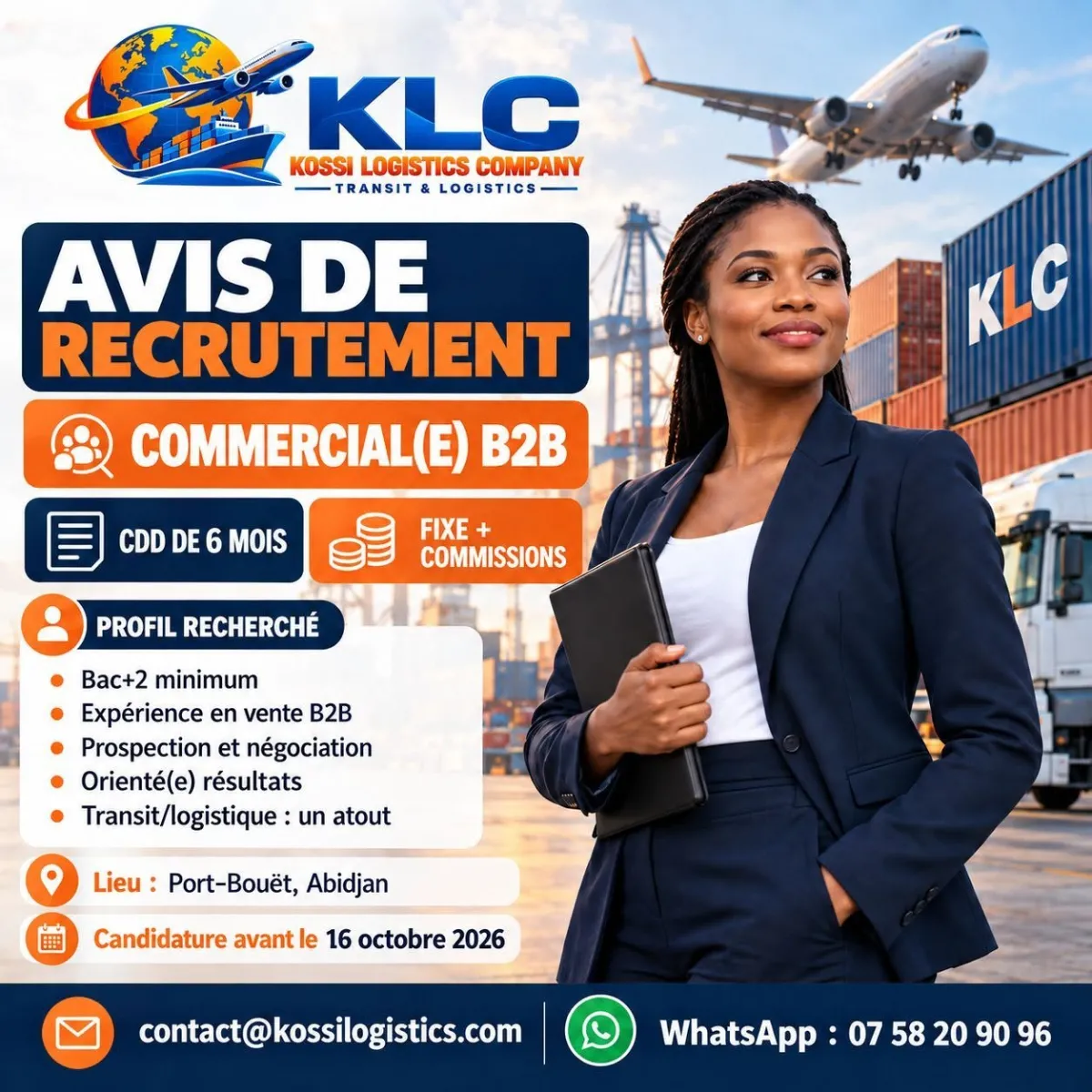Offre d'emploi RECRUTEMENT COMMERCIAL B2B (H/F)