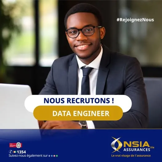 NSIA RECRUTE DATA ENGENEER