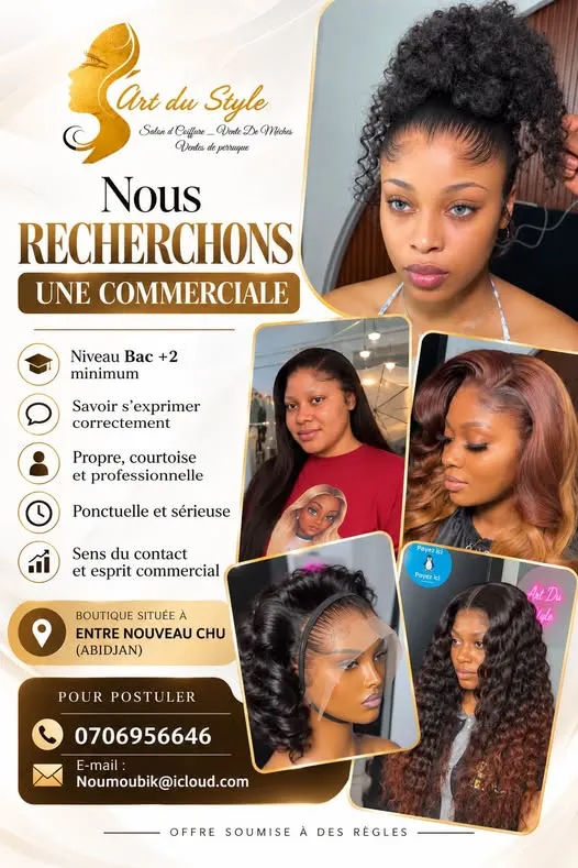 RECRUTEMENT D'UNE COMMERCIALE (F)
