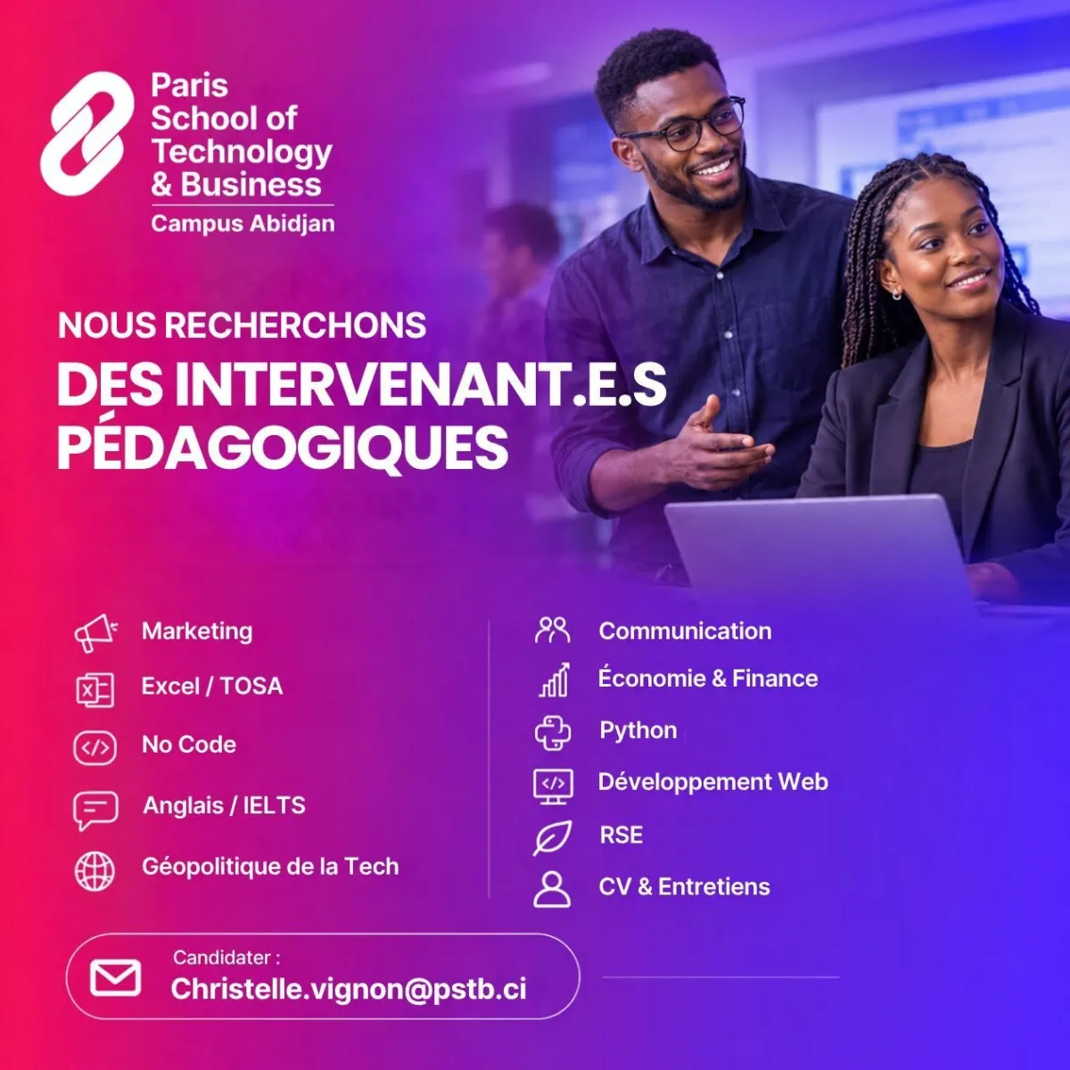 RECRUTEMENT DE PLUSIEURS POSTES