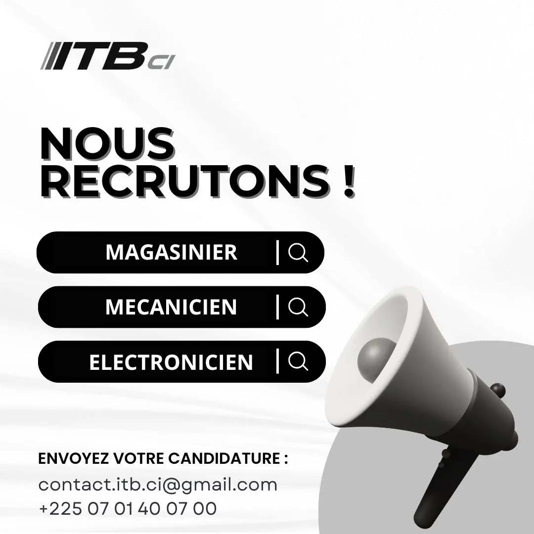 RECRUTEMENT DE PLUSIEURS POSTES