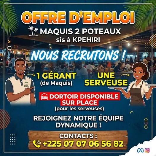 RECRUTEMENT GERANT H/F - SERVEUSE
