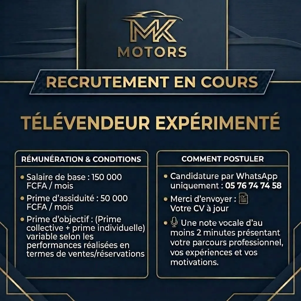 RECRUTEMENT TELECONSEILLER (SE) (H/F)