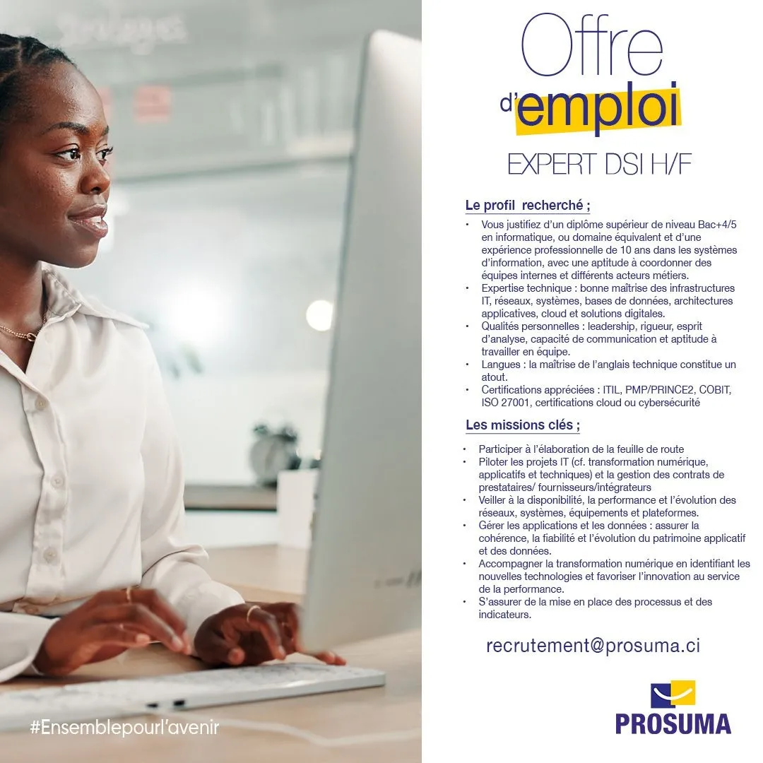 RECRUTEMENT EXPERT EN DSI