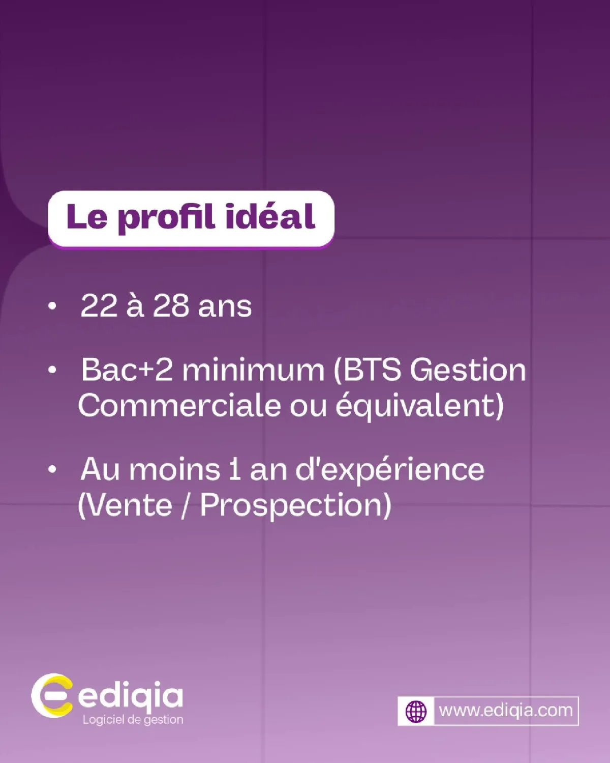 Offre d'emploi RECRUTEMENT BUSINESS DEVELOPER (H/F)