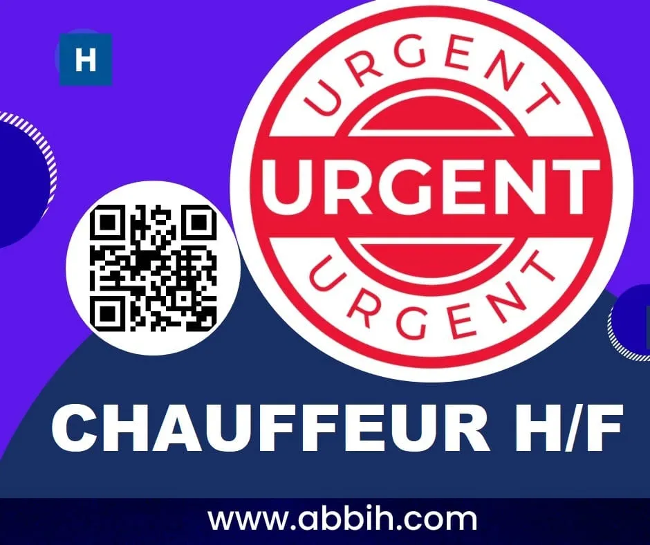 Offre d'emploi RECRUTEMENT D'UN CHAUFFEUR (H/F)