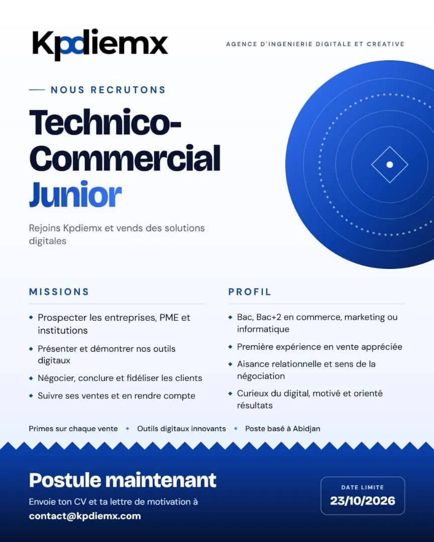 RECRUTEMENT TECHNICO- COMMERCIAL (H/F)