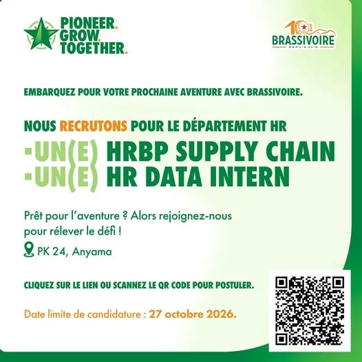 RECRUTEMENT DE PLUSIEURS POSTES