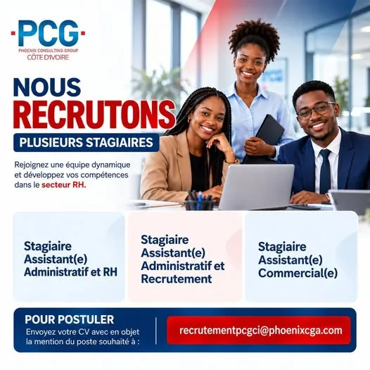 RECRUTEMENT DE PLUSIEURS POSTES
