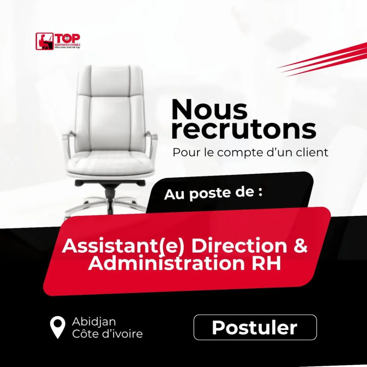 ASSISTANTE DE DIRECTION & ADMINISTRATION RH (H/F)